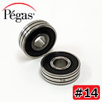 Pegas スクロールバンドソー専用 ベアリング2個入り (#14ブレード用)