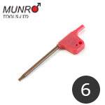 Munro Tools Wundakutt6/Minimun6 ホローイングシャフト用チップ取付レンチ