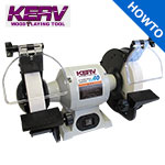 KERV 8インチ・スロースピードグラインダー ワイド40 砥石の交換方法