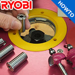 RYOBI ルーターにスリーブ等を取り付ける際の注意