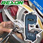 REXON BS-10K2 ホイールラバーの取り付け方