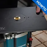 ルーターをインサートプレートの「ド真ん中」に固定する方法