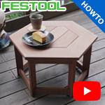 つくるヒトになろう #01 Festool(フェスツール)ドミノでつくる 六角形のミニテーブル