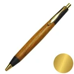 バーニア ノック式ペン金具 ボールペン/シャープペン両対応 (芯別売)24K