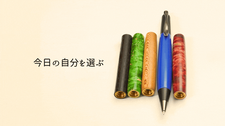 バーニア ノック式ペン金具 ボールペン/シャープペン両対応 (芯別売)ガンメタリック