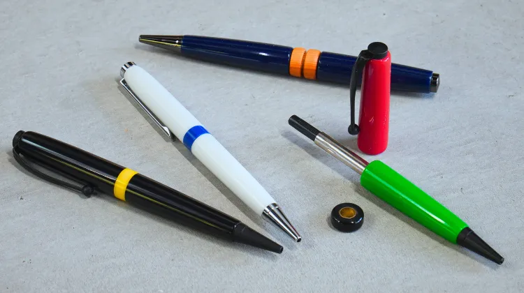 ソリッドカラー・アクリル・ペン生地 16x16x150mm パープル