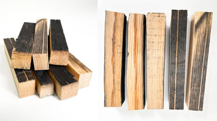 ウィスキーバレル・ペン生地 チャードオーク