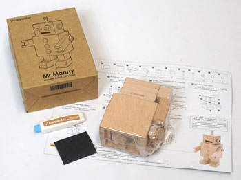 Carpenter ロボット貯金箱 (DIYキット)
