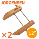 【お得な2個セット】Jorgensen ウッドクランプ 12"