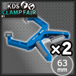 【KDSクランプフェア】ラチェットミニクランプ 63 2本セット