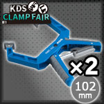 【KDSクランプフェア】ラチェットミニクランプ 102 2本セット