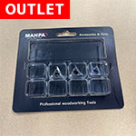 【アウトレット品】MANPA 替・カーバイドチップ 16mm 三角 3個入り