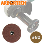 ARBORTECH Φ50mm サンディングディスク #80 (4枚入)