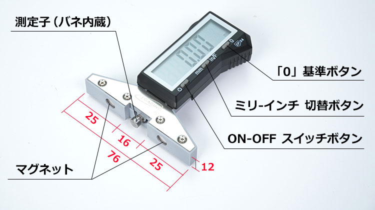 iGAGING デジタル・プレーンチェックゲージ