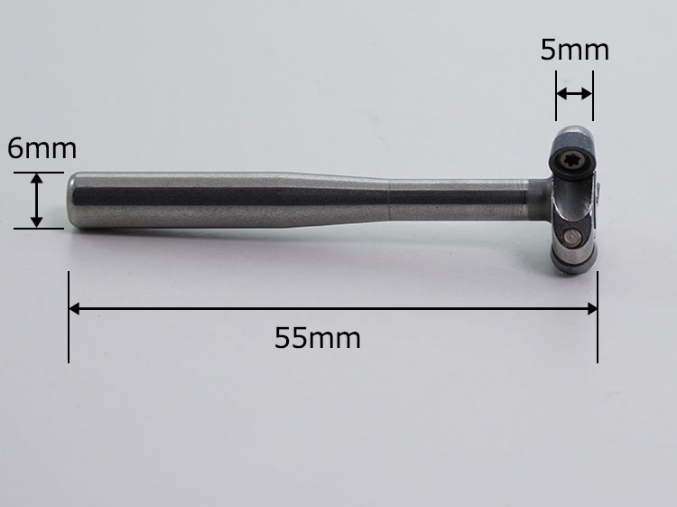 MANPA ミニカービングビット SCR 丸 6mm軸