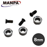 MANPA ラウンドカッター (Φ8mm刃) & ホールカッター用 替刃+ネジセット