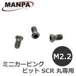 【今だけ7%OFF】MANPA カーバイドチップ取付けネジ M2.2 3個入 R