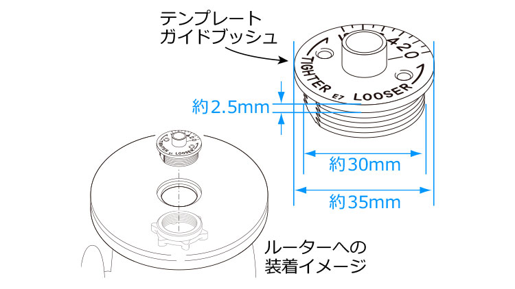 LEIGH スルーダブテールジグ TD330