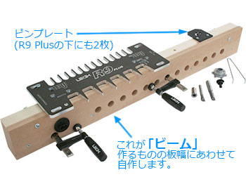 LEIGH R9 Plus用 ピンプレート (2ケ入)