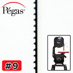 Pegas スクロールバンドソー用 #9 ブレード