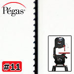 Pegas スクロールバンドソー用 #11 ブレード