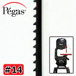 Pegas スクロールバンドソー用 #14 ブレード