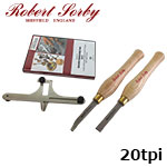 Robert Sorby 89HS20 ねじ切りキット 20tpi