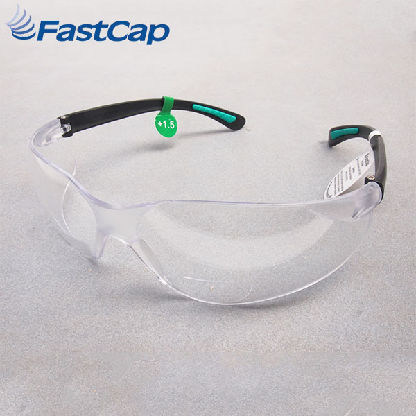 FastCap 老眼鏡付きセーフティーゴーグル (度数 +1.5)