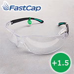 FastCap 老眼鏡付きセーフティーゴーグル (度数 +1.5)