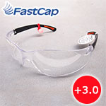 FastCap 老眼鏡付きセーフティーゴーグル (度数 +3.0)