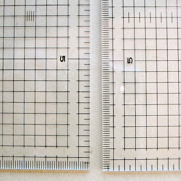 シンワ・方眼目盛三角定規セット(2枚組) 30cm