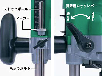 ▼ HiKOKI 12mm ルータ M12SE