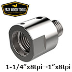 EWT CA125 スピンドルコンバーター 1-1/4”x8tpi→1”x8tpi