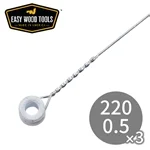 EWT 12906 替・ワイヤー 220mm x 0.5mm 3本入 (イージーワイヤーバーニングキット用)