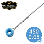 EWT 12910 替・ワイヤー 450mm x 0.65mm 3本入 (イージーワイヤーバーニングキット用)