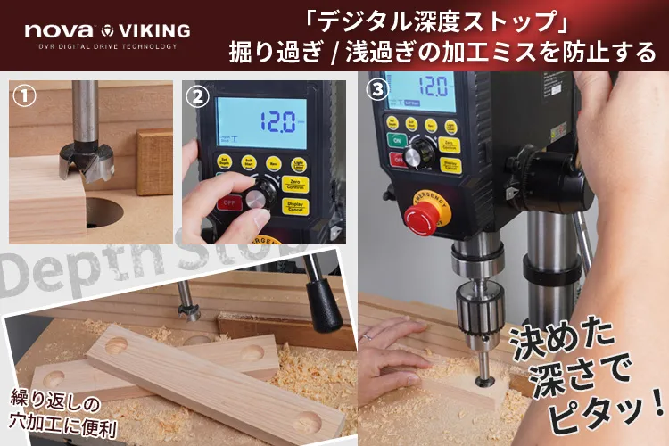 デジタル深度ストップ