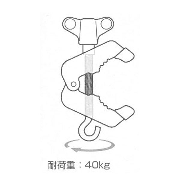 新発売の ぱーそなるたのめーる日本クランプ 水平つり専用クランプ ＨＳＭＹ−１ １組 ２台 メーカー直送