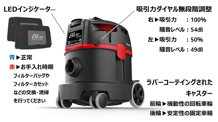 ▼ バキュームクリーナー ERA TEC