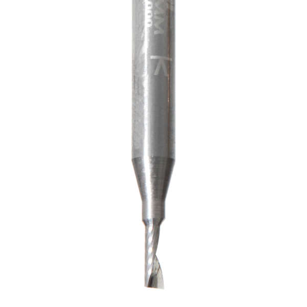 Amana Tool 51370 CNC アルミ用 1枚刃 Ｏフルート 3mm軸 刃径1.5mm 刃長4mm アップカット スパイラルビット 超硬ソリッド