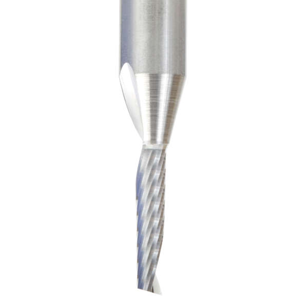 Amana Tool 57302 CNC アルミ用 1枚刃 Ｏフルート 6mm軸 刃径3mm 刃長12mm アップカット スパイラルビット 超硬ソリッド