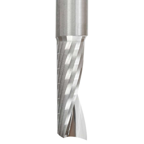 Amana Tool 57306 CNC アルミ用 1枚刃 Ｏフルート 10mm軸 刃径10mm 刃長38mm アップカット スパイラルビット 超硬ソリッド