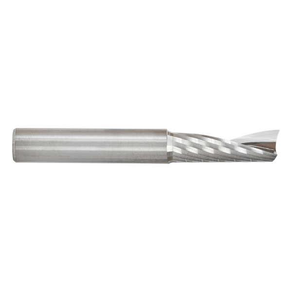 Amana Tool 57306 CNC アルミ用 1枚刃 Ｏフルート 10mm軸 刃径10mm 刃長38mm アップカット スパイラルビット 超硬ソリッド