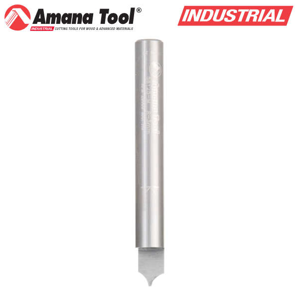 Amana Tool 56125-M ポイントカッティングビット 6mm軸 刃径6mm 刃長8mm 超硬ソリッド