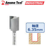 Amana Tool 45251 プランジ・ストレートビット 刃径3/14" (19.1mm) 刃長1" (25.4mm) 1/4"(6.35mm)軸