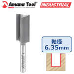 Amana Tool 45249 プランジ・ストレートビット 刃径5/8" (15.9mm) 刃長1-1/4" (31.8mm) 1/4"(6.35mm)軸