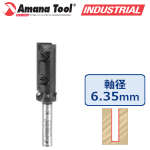 Amana Tool RC-45226 替刃式1枚刃ストレートビット 刃径1/2"(12.7mm) 刃長30mm 1/4"(6.35mm)軸