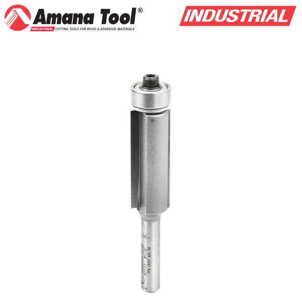 Amana Tool 47117 フラッシュトリムビット 刃径1/2"(12.7mm) 刃長1-1/4"(31.8mm) 1/4"(6.35mm)軸