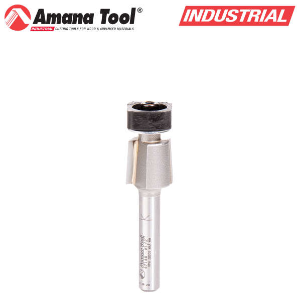 Amana Tool 47146 ラミネートトリムビット 刃径1/2"(12.7mm) 刃長1/2"(12.7mm) 1/4"(6.35mm)軸