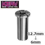 KERV フランジ付コレットリデューサー 12.7mm→6mm